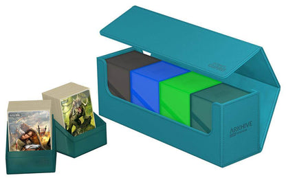 Accessoires Our Arkhive 400+ deck case has proven an excellent choice for storing and carrying large numbers of cards and/or multiple cases. Pair it with our Boulders and Deck Cases; store more than 175 Toploaders; or give your cube the home it deserves.S