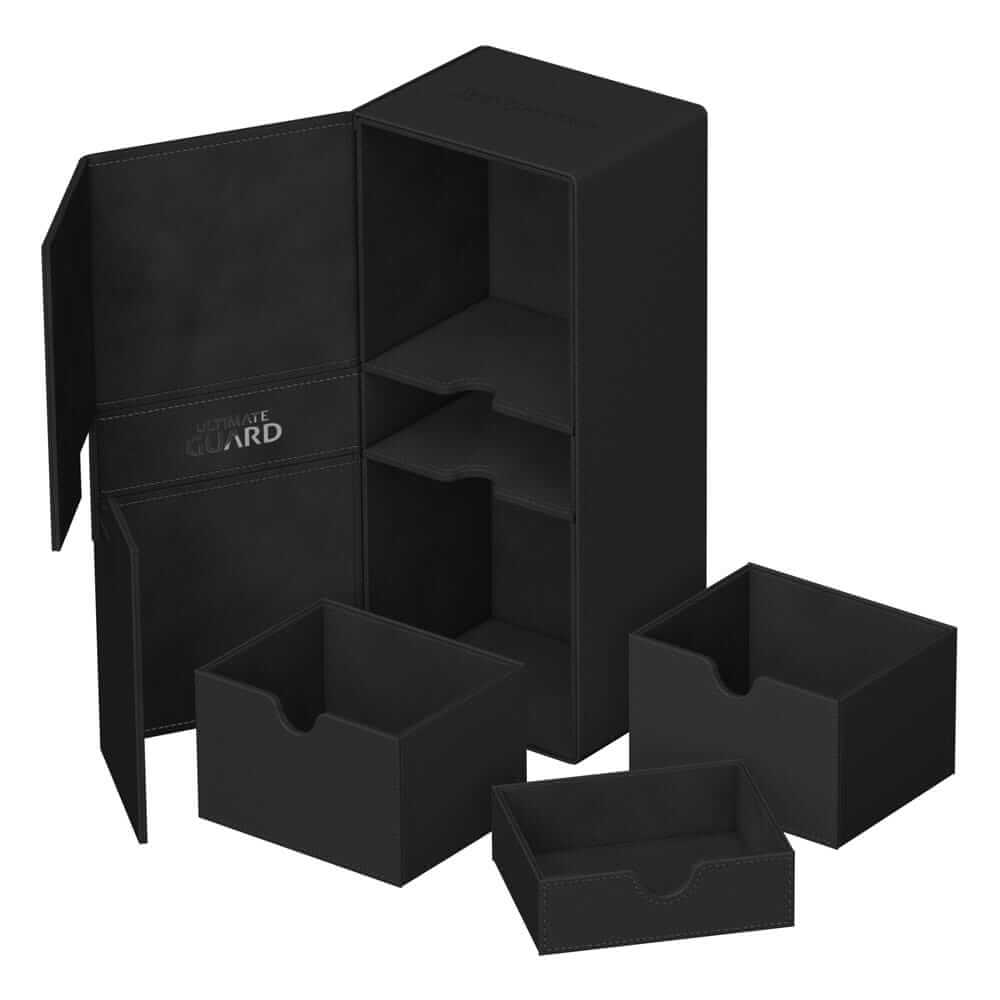 Accessoires Twice the room for big decks!The same Twin Flip'n'Tray you already know, but bigger! Specially designed for Commander/EDH** decks, the 2022 Exclusive Twin Flip'n'Tray 266+ has room for all kinds of large and regular decks in double or single s