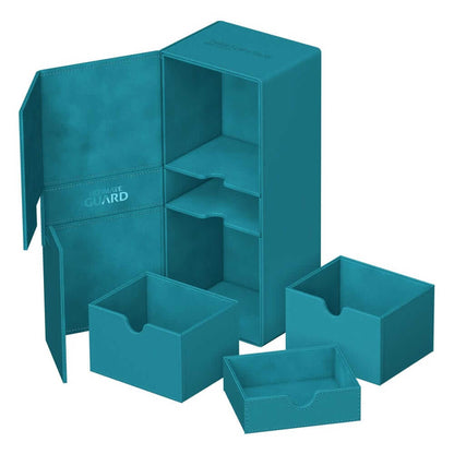 Accessoires Twice the room for big decks!The same Twin Flip'n'Tray you already know, but bigger! Specially designed for Commander/EDH** decks, the 2022 Exclusive Twin Flip'n'Tray 266+ has room for all kinds of large and regular decks in double or single s