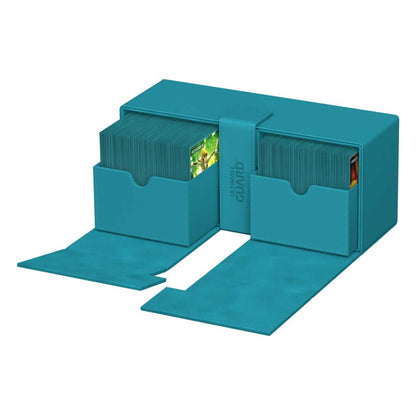 Accessoires Twice the room for big decks!The same Twin Flip'n'Tray you already know, but bigger! Specially designed for Commander/EDH** decks, the 2022 Exclusive Twin Flip'n'Tray 266+ has room for all kinds of large and regular decks in double or single s