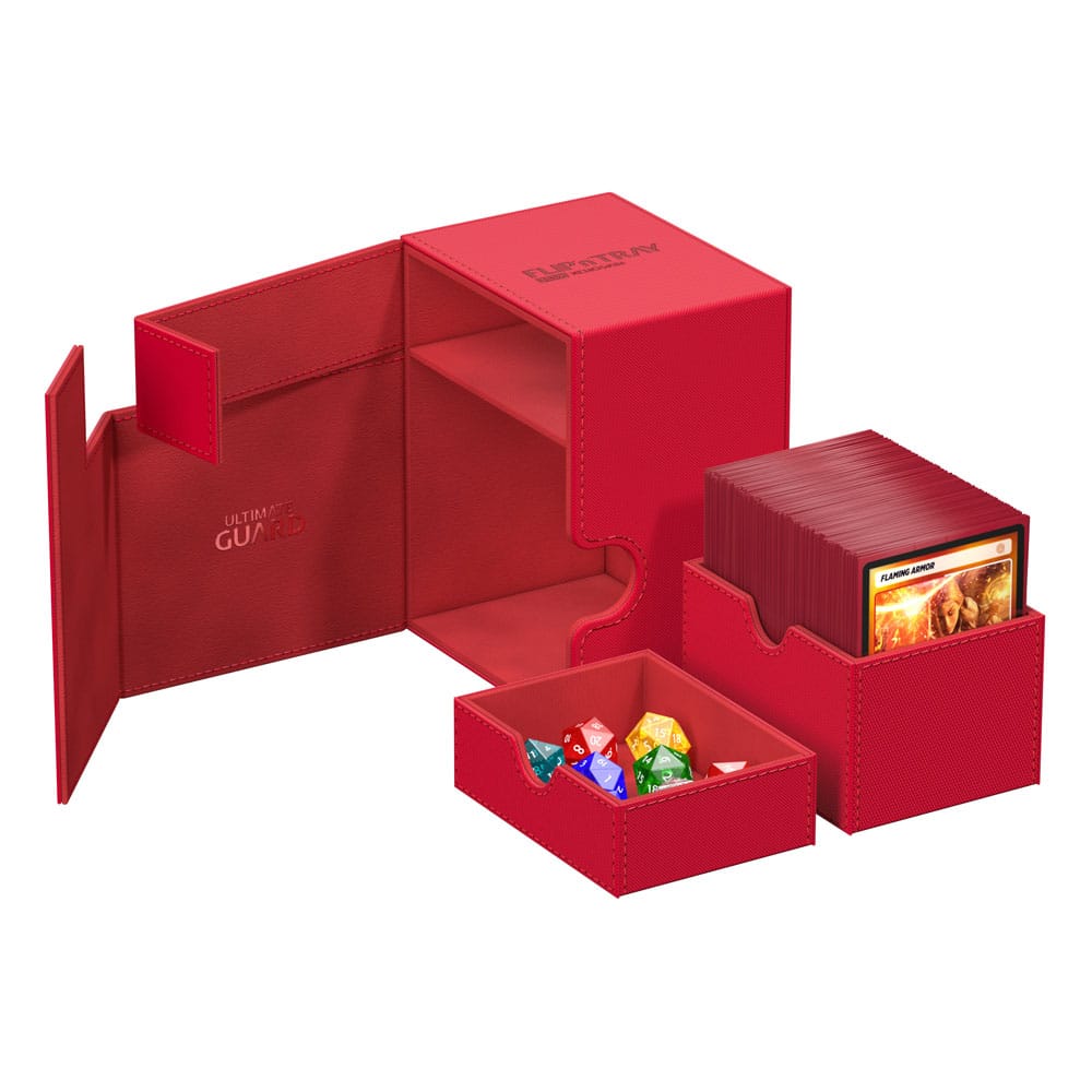 Ultimate Guard Twin Flip`n`Tray 133+ Xenoskin Red
