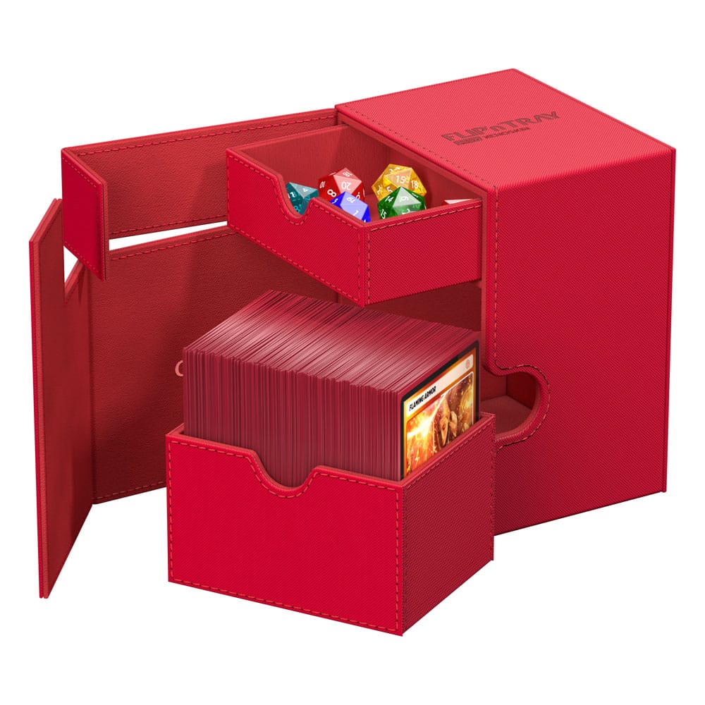 Ultimate Guard Twin Flip`n`Tray 133+ Xenoskin Red