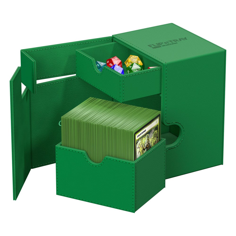 Ultimate Guard Twin Flip`n`Tray 133+ Xenoskin Green