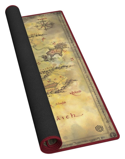 Ultimate Guard Tapis de Jeu Oversized 61x 61cm Le Seigneur des Anneaux™ "Lieux de la Terre du Milieu"