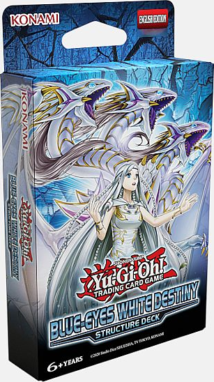 Deck de Structure YGO La Destinée du Dragon Blanc Aux Yeux Bleus