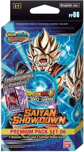 Wil jij een Dragon Ball Dragon Ball SCG Saiyan Showdown Premium Pack kopen? Wij hebben een groot assortiment aan Dragon Ball producten! Betaal gelijk of achteraf.