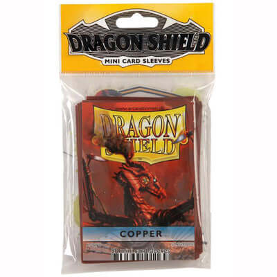 Dragon Shield Mini - Small - Copper (50 stuks)