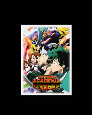 Accessoires Represent class 1-A on the gaming table and stand out with these quirky sleeves. Go beyond with these My Hero Academia sleeves! Plus ultra!Textured matte back with 'Plus Ultra Fight' artwork and clear front.JASCO license sleeves are made with