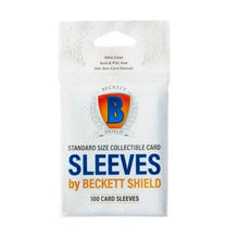 Accessoires Card Sleeves are the important first layer of protection for your cards. Comes in a pack of 100 and holds standard size cards with thickness up to 35pt. Sleeve dimensions are 2-5/8″ X 3-5/8″ (66.7mm X 92.1mm). PP material. PVC free. No collect