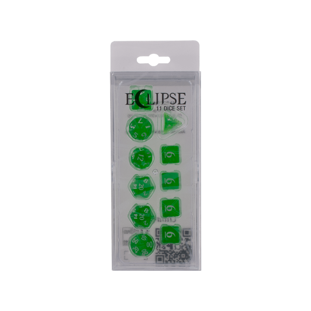 Wil jij een Accessoires Dice Eclipse Lime Green 11 Dice Set kopen? Wij hebben een groot assortiment aan Accessoires producten! Betaal gelijk of achteraf.