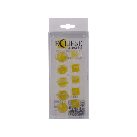 Wil jij een Accessoires Dice Eclipse Lemon Yellow 11 Dice Set kopen? Wij hebben een groot assortiment aan Accessoires producten! Betaal gelijk of achteraf.