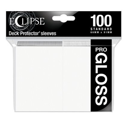 Accessoires Eclipse Deck Protector sleeves are now in 100ct packages, with three new colors! Royal Purple, Smoke Grey, & Forest Green. • New part numbers and color names to avoid ordering confusion. • Increased color and edge consistency. • All colors are