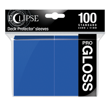 Accessoires Eclipse Deck Protector sleeves are now in 100ct packages, with three new colors! Royal Purple, Smoke Grey, & Forest Green. • New part numbers and color names to avoid ordering confusion. • Increased color and edge consistency. • All colors are