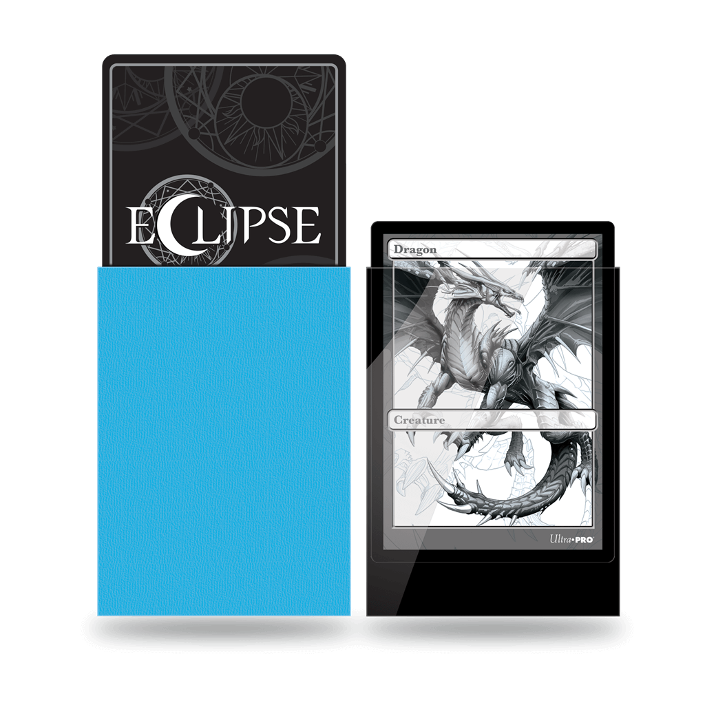 Accessoires Eclipse Deck Protector sleeves are now in 100ct packages, with three new colors! Royal Purple, Smoke Grey, & Forest Green. • New part numbers and color names to avoid ordering confusion. • Increased color and edge consistency. • All colors are