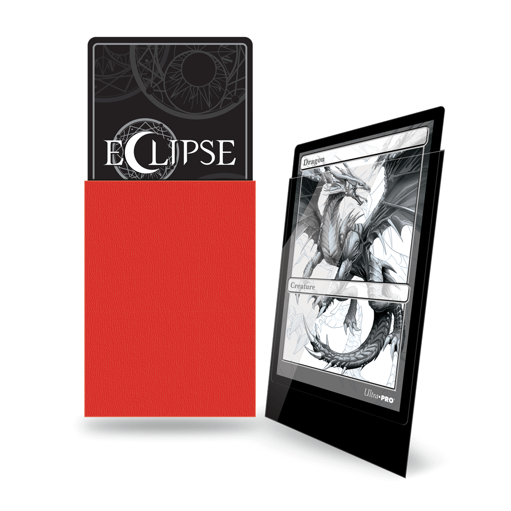 Accessoires Eclipse Deck Protector sleeves are now in 100ct packages, with three new colors! Royal Purple, Smoke Grey, & Forest Green. • New part numbers and color names to avoid ordering confusion. • Increased color and edge consistency. • All colors are