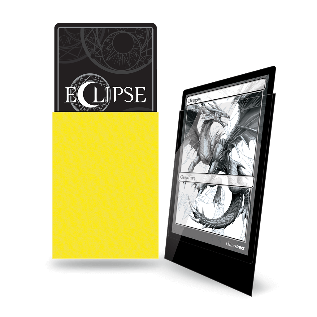 Accessoires Eclipse Deck Protector sleeves are now in 100ct packages, with three new colors! Royal Purple, Smoke Grey, & Forest Green. • New part numbers and color names to avoid ordering confusion. • Increased color and edge consistency. • All colors are