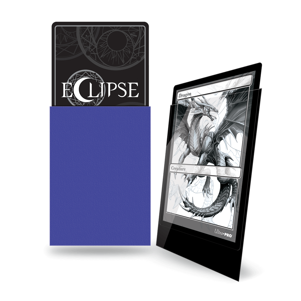 Accessoires Eclipse Deck Protector sleeves are now in 100ct packages, with three new colors! Royal Purple, Smoke Grey, & Forest Green. • New part numbers and color names to avoid ordering confusion. • Increased color and edge consistency. • All colors are