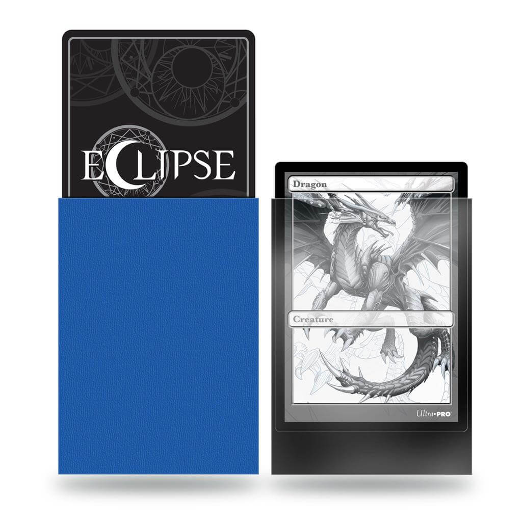 Accessoires Eclipse Deck Protector sleeves are now in 100ct packages, with three new colors! Royal Purple, Smoke Grey, & Forest Green. • New part numbers and color names to avoid ordering confusion. • Increased color and edge consistency. • All colors are