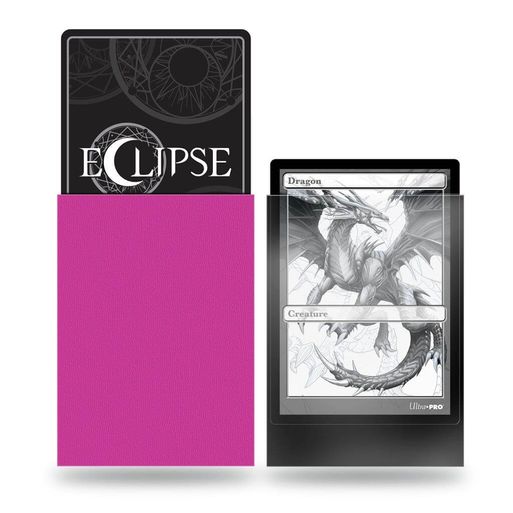 Accessoires Eclipse Deck Protector sleeves are now in 100ct packages, with three new colors! Royal Purple, Smoke Grey, & Forest Green. • New part numbers and color names to avoid ordering confusion. • Increased color and edge consistency. • All colors are