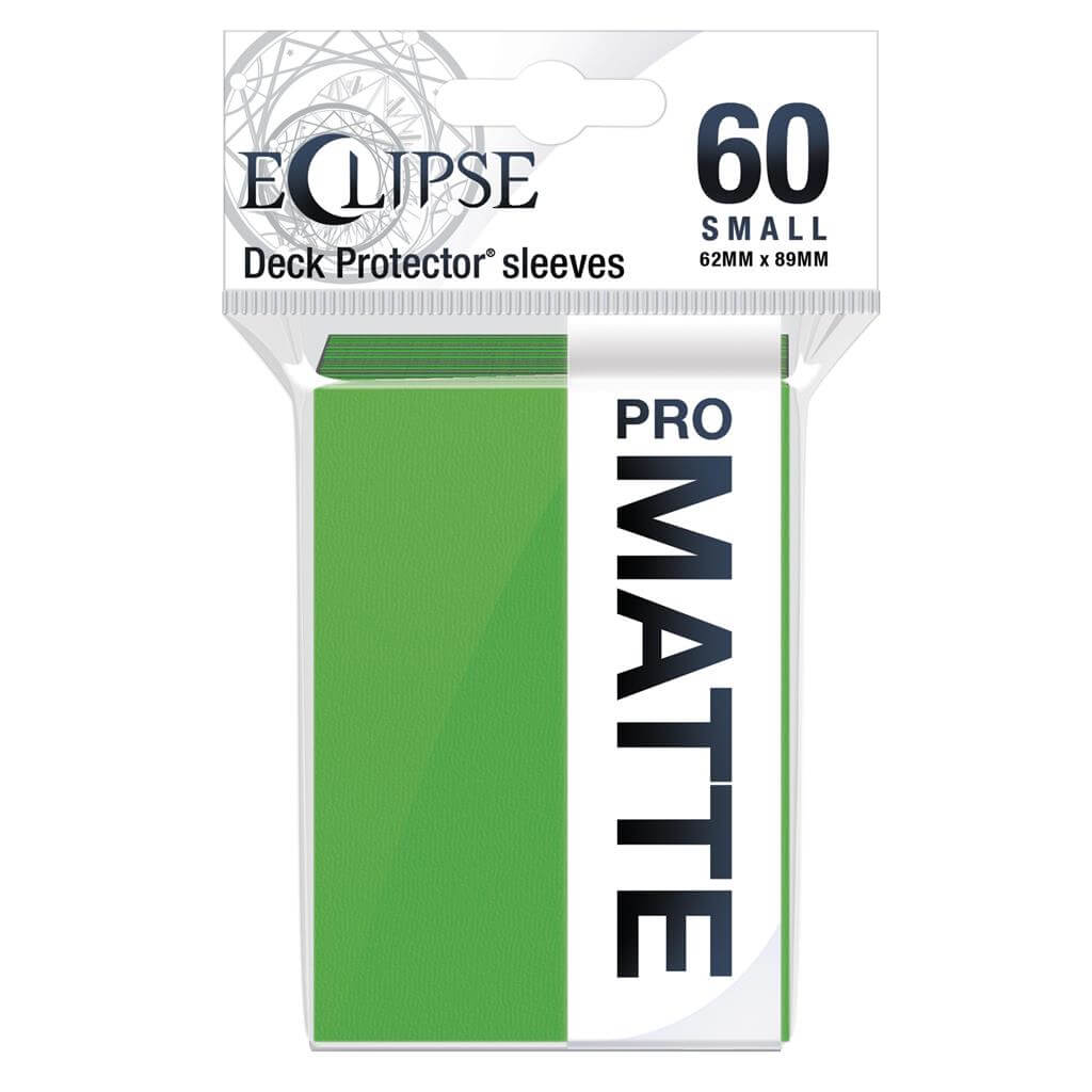 Sleeves Eclipse Pro Small Matte Lime Green (60 stuks)