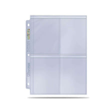 Accessoires De Toploader 4-Pocket Secure Page is de nieuwste toevoeging aan de Ultra PRO Platinum Hologram Pages Line. Deze pagina heeft een beschermende flap voor elk vak om de inhoud op zijn plaats te houden en stof en vuil buiten te houden. In elk vakj