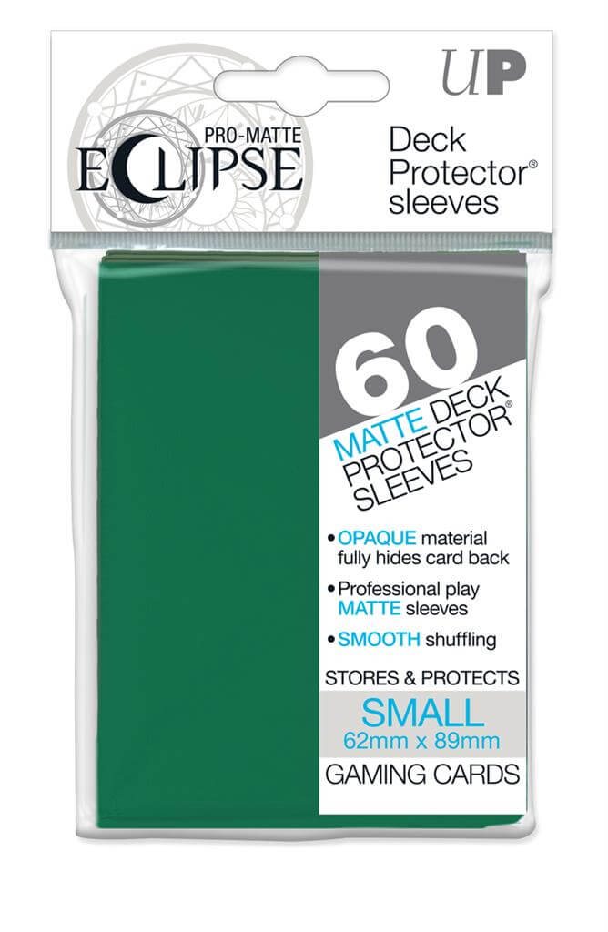 Accessoires Deze Eclipse PRO-Matte Deck Protector sleeves verbergen de kaartrug volledig met een extra laag ondoorzichtig zwart materiaal. Als onderdeel van de PRO-Matte-lijn gebruiken de Eclipse sleeves mat transparant materiaal om de voorzijde van de ka