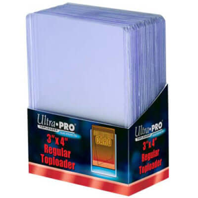 Accessoires Super Clear Toploader voor standaard kaarten (63.5mm x 88.9mm). 25 stuks per verpakking.