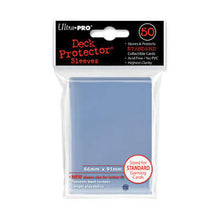 Accessoires Transparante Deck Protectors voor standaard kaarten (66x91 mm). Een pakje bevat 50 deck protectors.