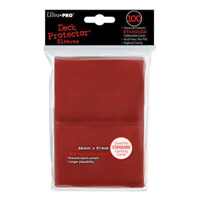 Accessoires Rode Deck Protectors voor standaard kaarten (66x91 mm). Een pakje bevat 100 deck protectors.
