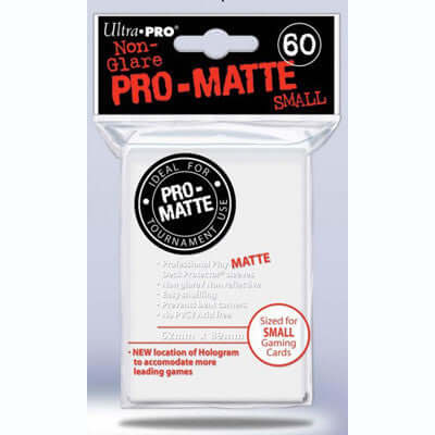 Wil jij een Accessoires SLEEVES Pro-Matte White Small (60 stuks) kopen? Wij hebben een groot assortiment aan Accessoires producten! Betaal gelijk of achteraf.