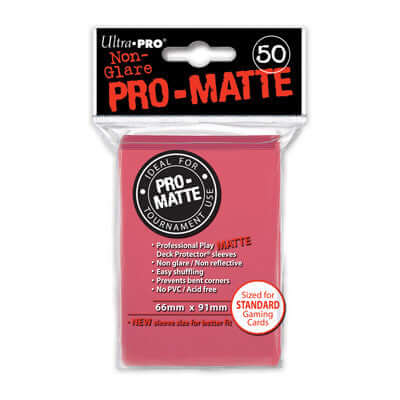 SLEEVES Pro-Matte Fuchsia (50 stuks)