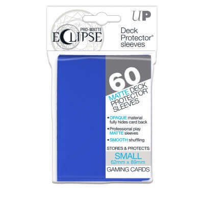 Wil jij een Accessoires Sleeves Eclipse Pro Small Matt Pacific Blue (60 stuks) kopen? Wij hebben een groot assortiment aan Accessoires producten! Betaal gelijk of achteraf.