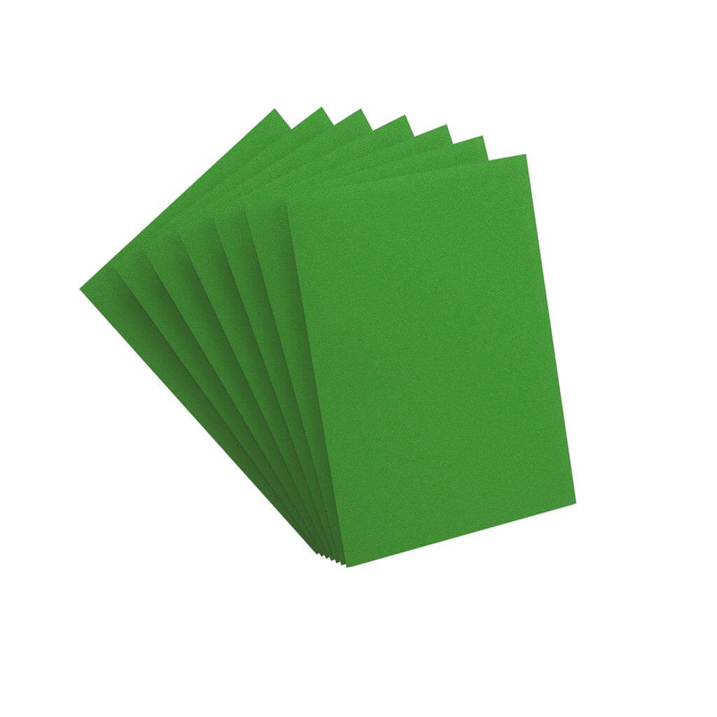 Deze groene Prime Sleeves bieden een hoogwaardige bescherming voor standaard formaat kaarten van maximaal 64x89mm.