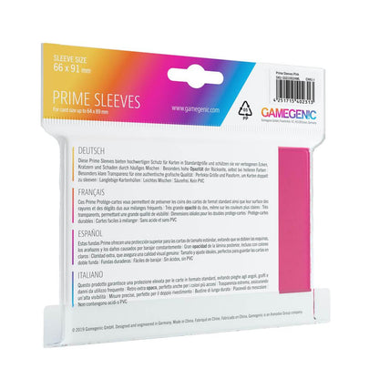 Accessoires Deze roze Prime Sleeves bieden een hoogwaardige bescherming voor standaard formaat kaarten van maximaal 64x89mm.