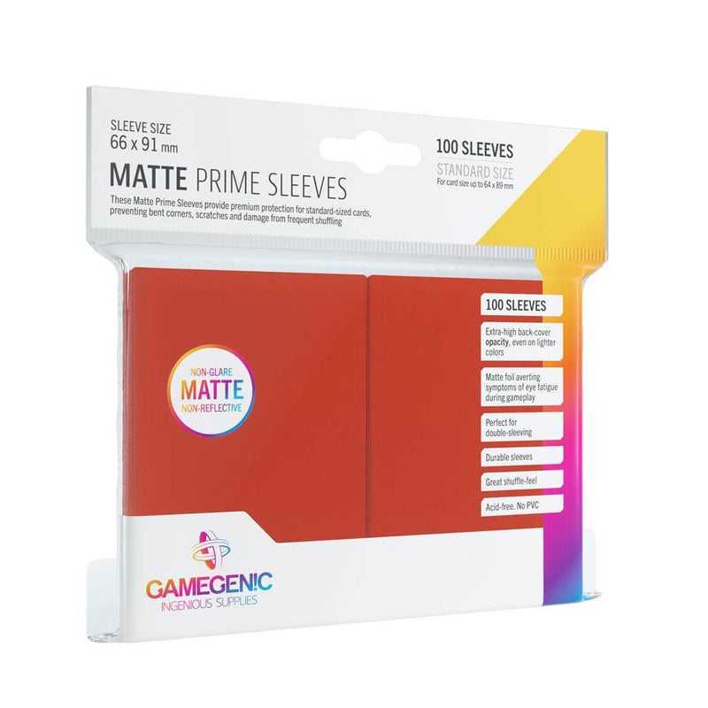 Wil jij een Accessoires GameGenic SLEEVES Pack Matte Prime Red (100) kopen? Wij hebben een groot assortiment aan Accessoires producten! Betaal gelijk of achteraf.