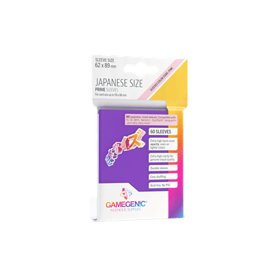 GameGenic SLEEVES Japanese Sized Purple (60 stuks)