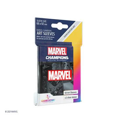 SLEEVES Marvel Champions - Marvel Black (50+1)