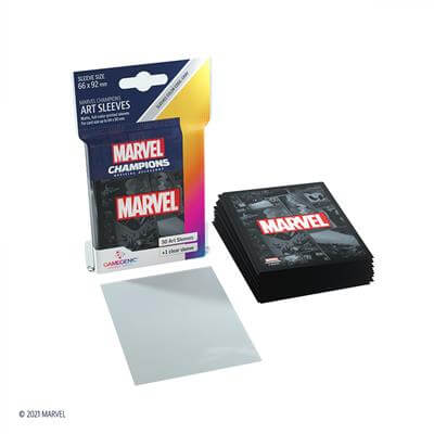 SLEEVES Marvel Champions - Marvel Black (50+1)