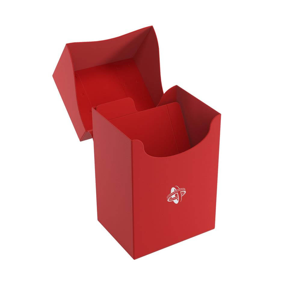 Accessoires Rode, casual deckbox die geschikt is voor het beschermen en opbergen van maximaal 80 kaarten met dubbele sleeves.