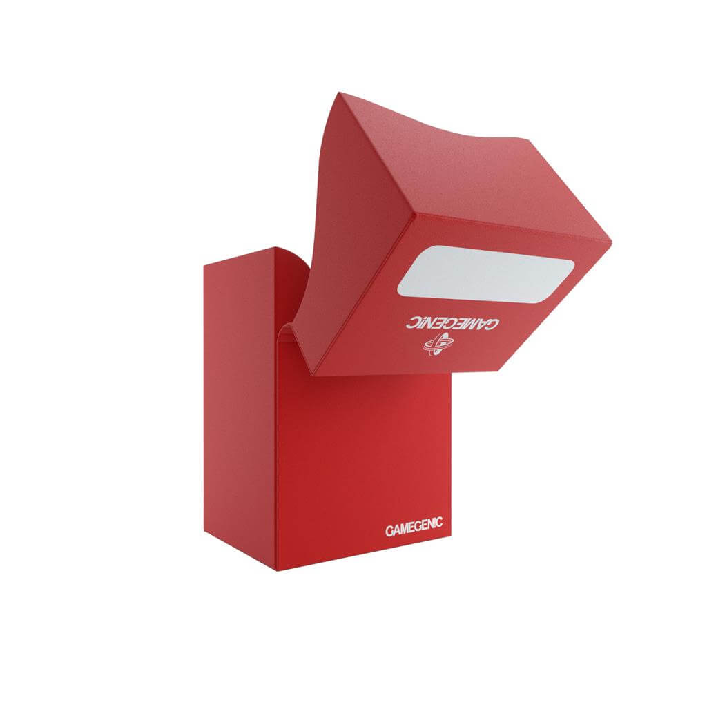 Accessoires Rode, casual deckbox die geschikt is voor het beschermen en opbergen van maximaal 80 kaarten met dubbele sleeves.