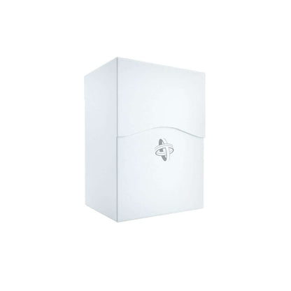 Accessoires Witte, casual deckbox die geschikt is voor het beschermen en opbergen van maximaal 80 kaarten met dubbele sleeves.