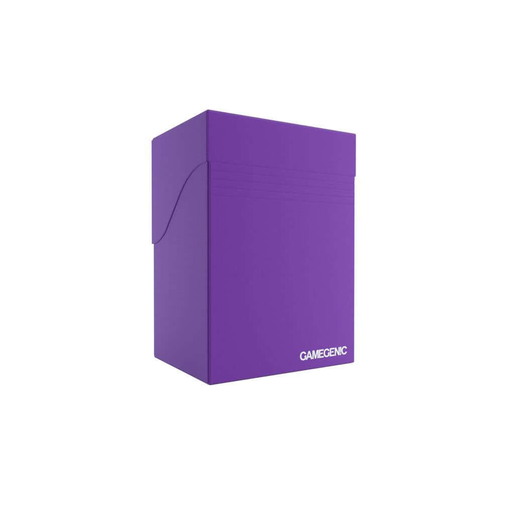 Accessoires Paarse, casual deckbox die geschikt is voor het beschermen en opbergen van maximaal 80 kaarten met dubbele sleeves.