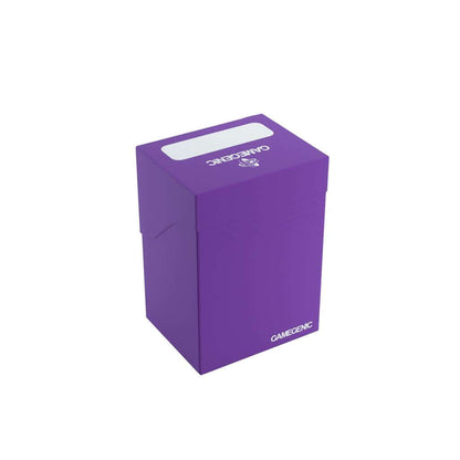 Accessoires Paarse, casual deckbox die geschikt is voor het beschermen en opbergen van maximaal 80 kaarten met dubbele sleeves.