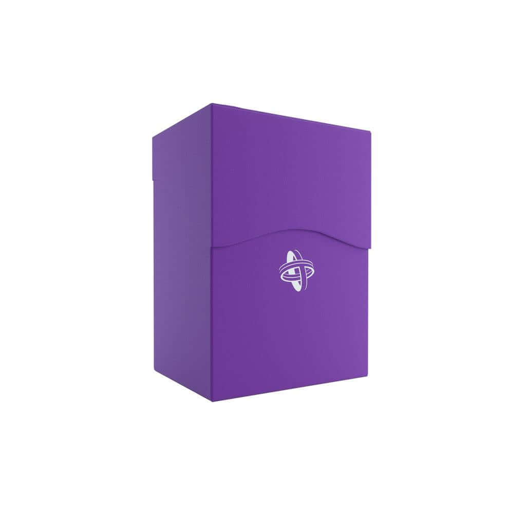 Accessoires Paarse, casual deckbox die geschikt is voor het beschermen en opbergen van maximaal 80 kaarten met dubbele sleeves.