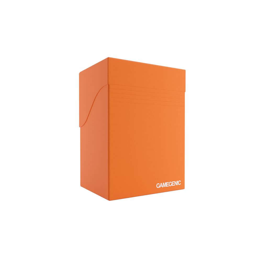 Accessoires Oranje, casual deckbox die geschikt is voor het beschermen en opbergen van maximaal 80 kaarten met dubbele sleeves.