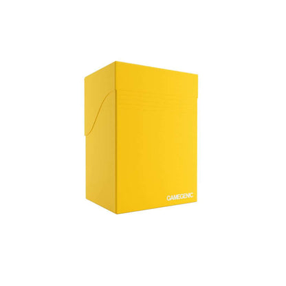 Accessoires Gele, casual deckbox die geschikt is voor het beschermen en opbergen van maximaal 80 kaarten met dubbele sleeves.