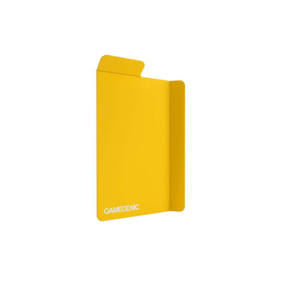 Accessoires Gele, casual deckbox die geschikt is voor het beschermen en opbergen van maximaal 80 kaarten met dubbele sleeves.