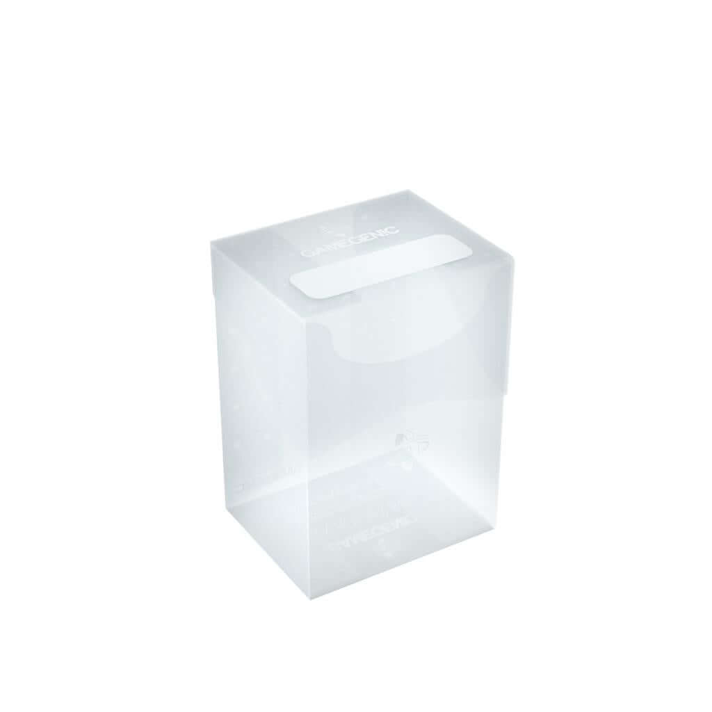 Accessoires Transparante, casual deckbox die geschikt is voor het beschermen en opbergen van maximaal 80 kaarten met dubbele sleeves.