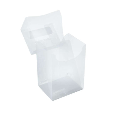 Accessoires Transparante, casual deckbox die geschikt is voor het beschermen en opbergen van maximaal 80 kaarten met dubbele sleeves.