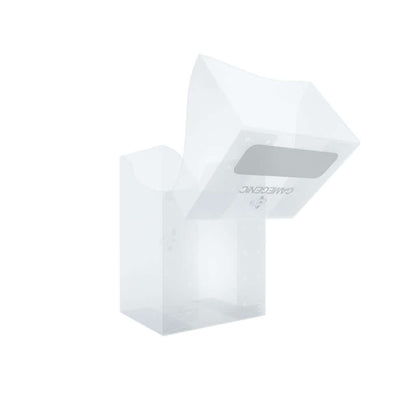 Accessoires Transparante, casual deckbox die geschikt is voor het beschermen en opbergen van maximaal 80 kaarten met dubbele sleeves.